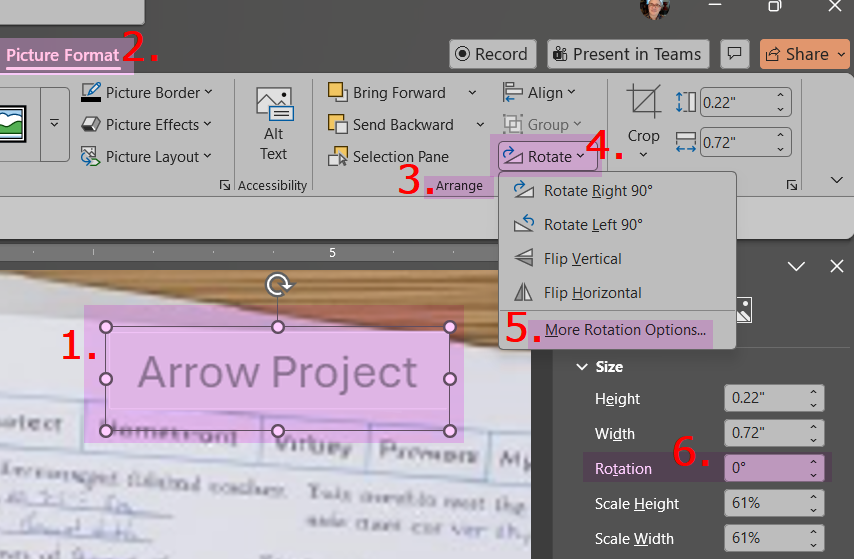 New image text overlay placed over misspelling
