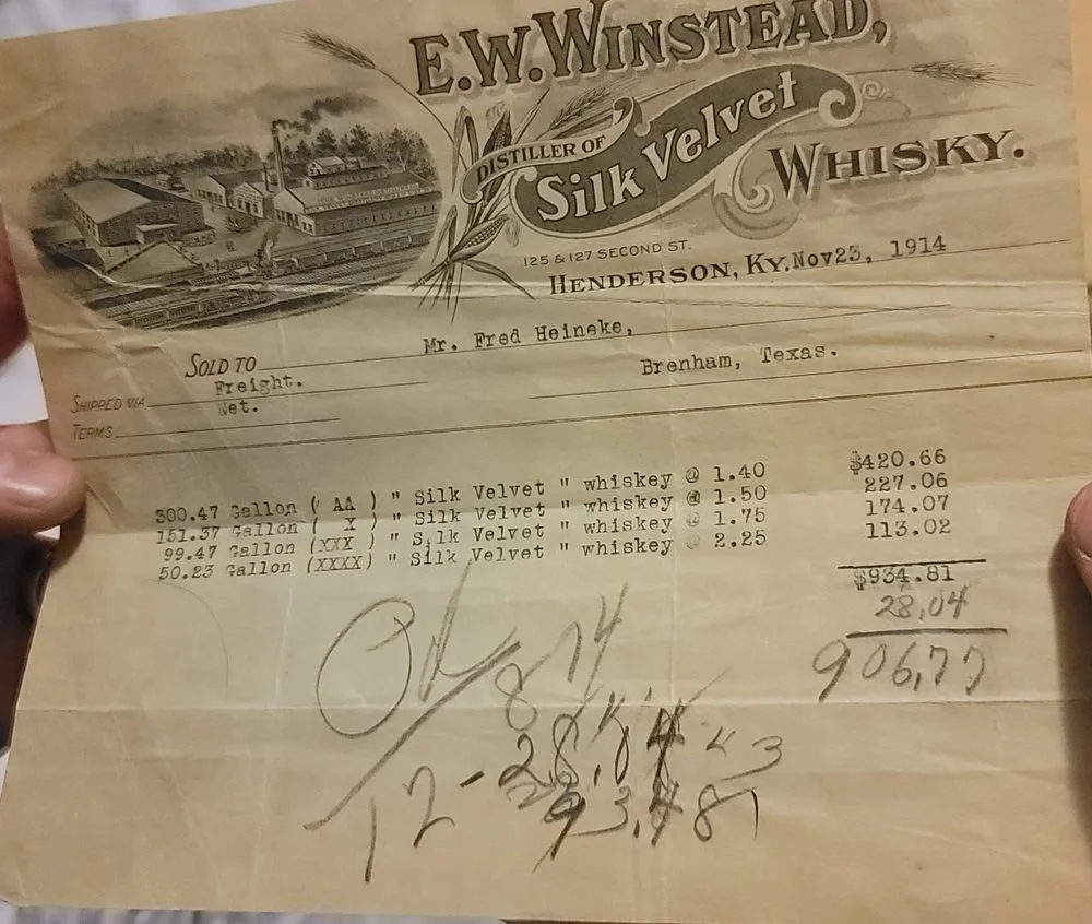 E.W. Winstead Invoice