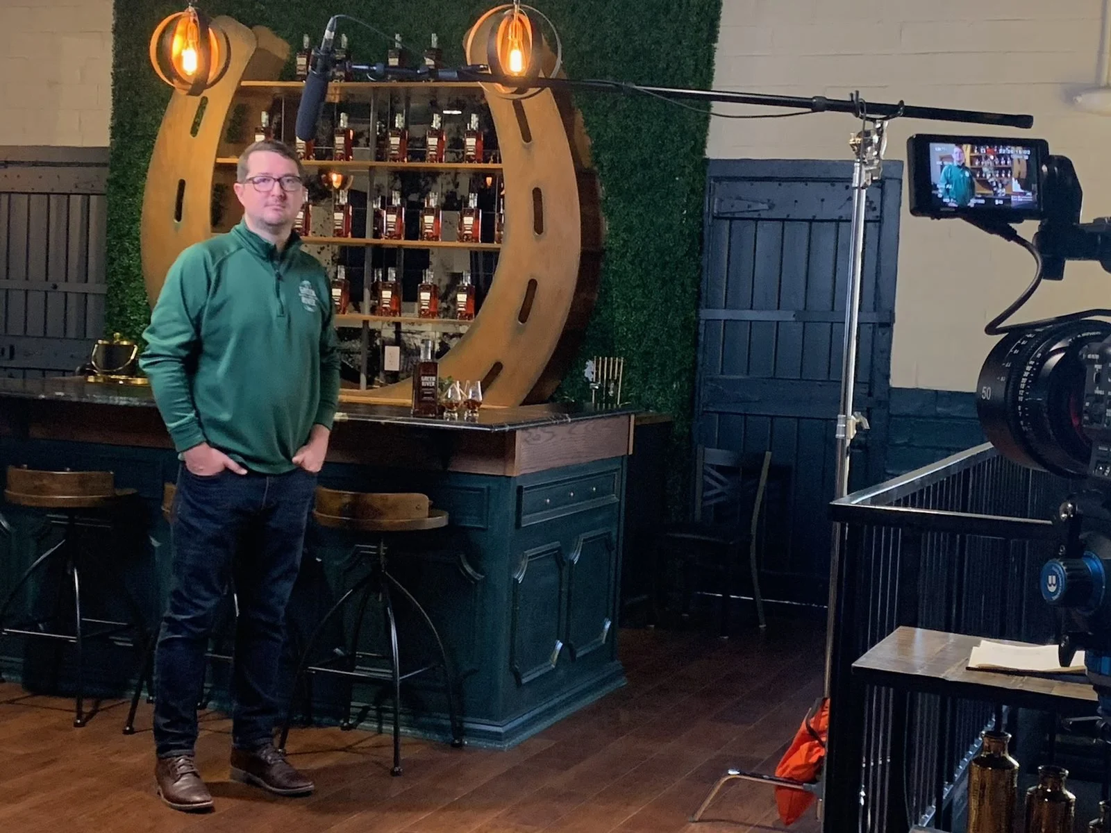 Video shoot for the James B. Beam Conference