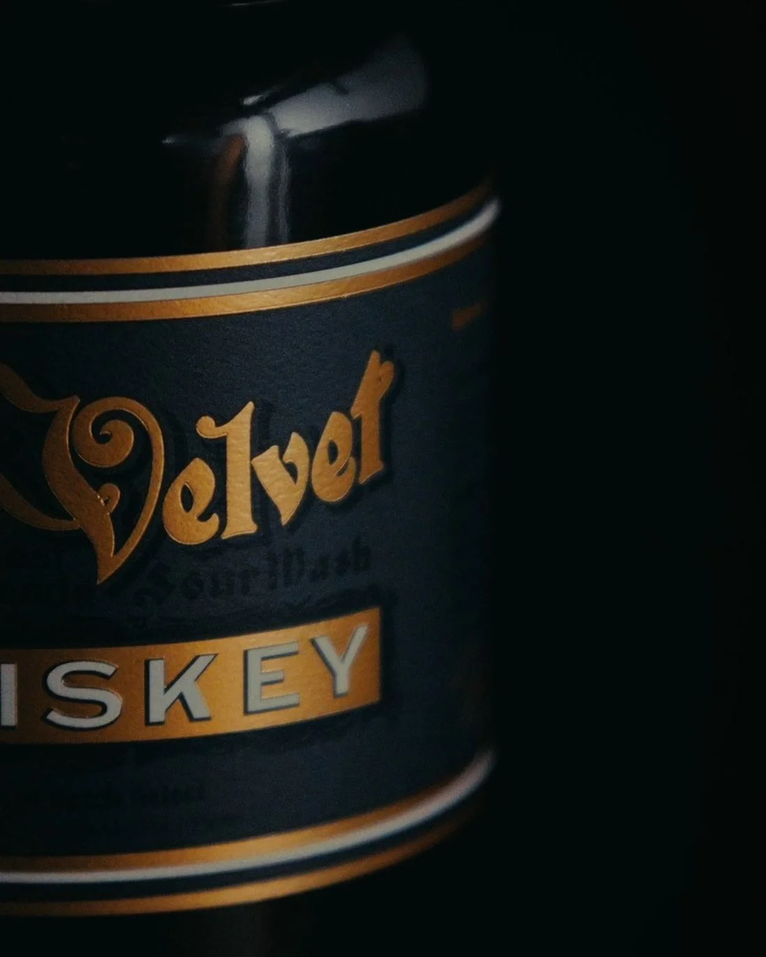 Small Batch Select label in low light