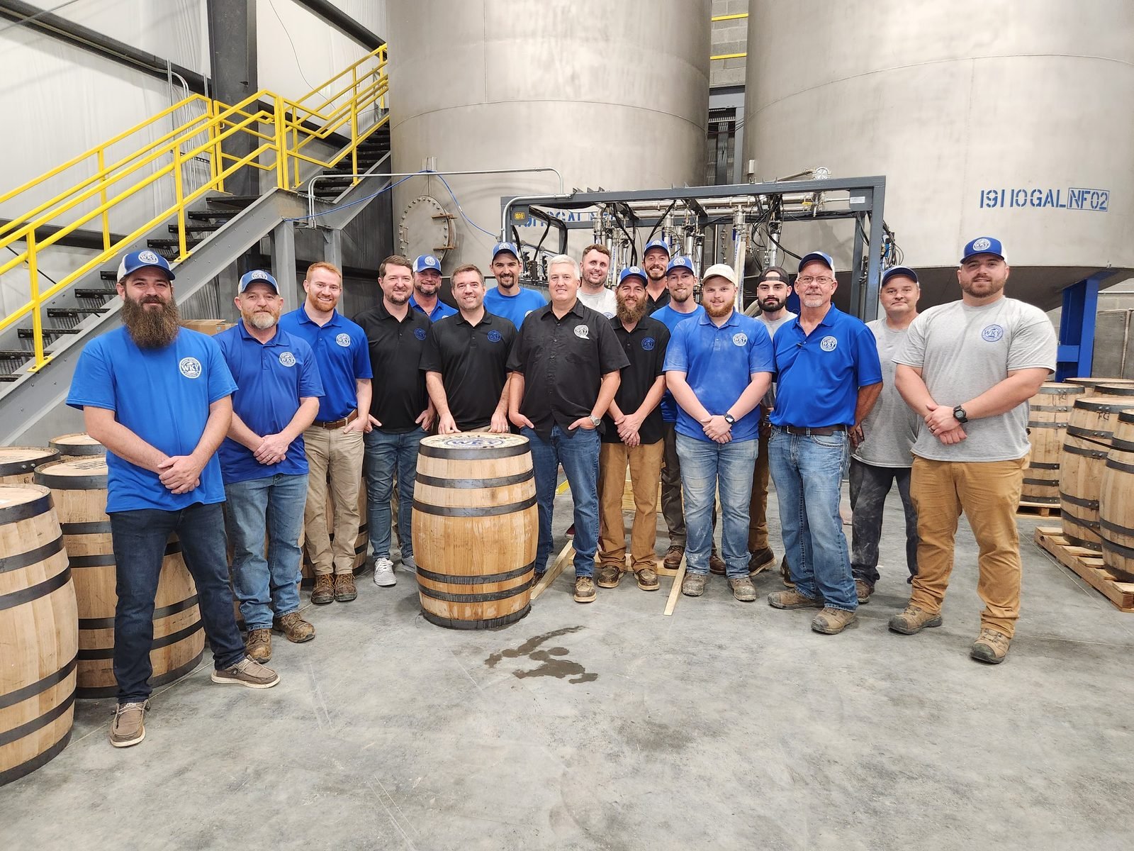 The first barrel ever produced at Western Kentucky Distilling Co.