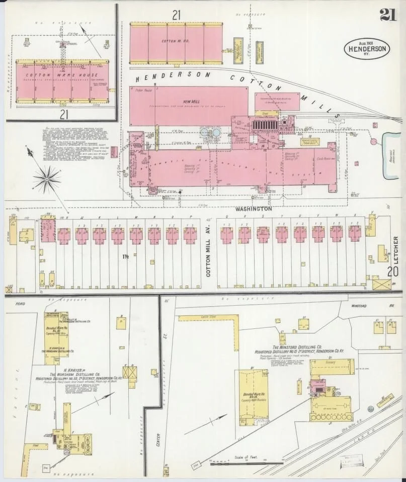 Sanborn Fire Map of Henderson
