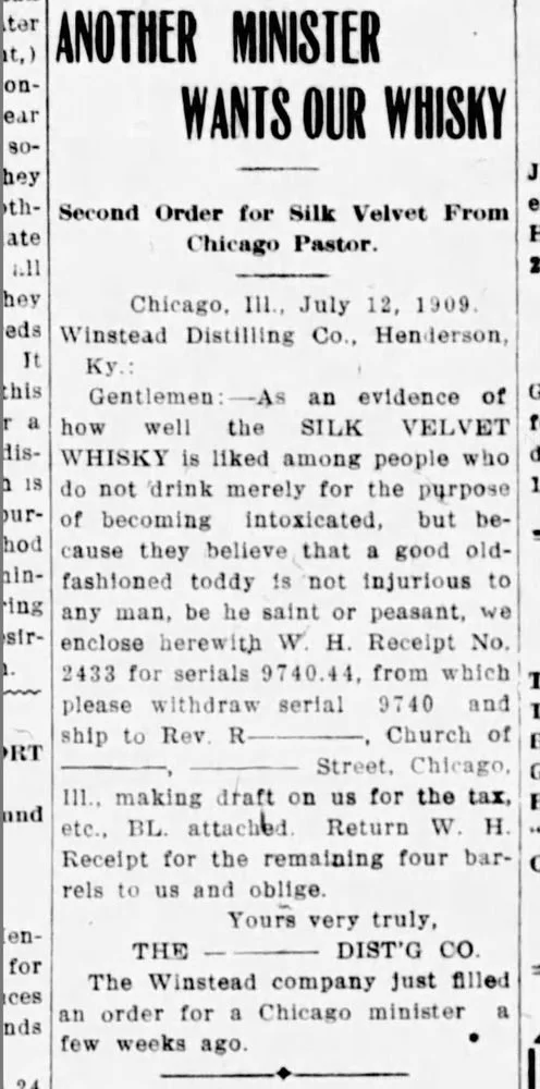 A Chicago Minister and Silk Velvet