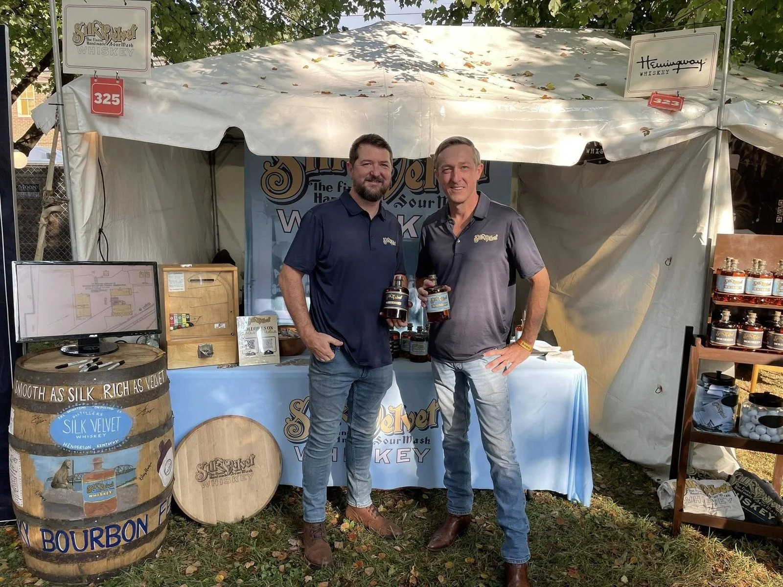 Zach and Zeb at the Kentucky Bourbon Festival, 2025