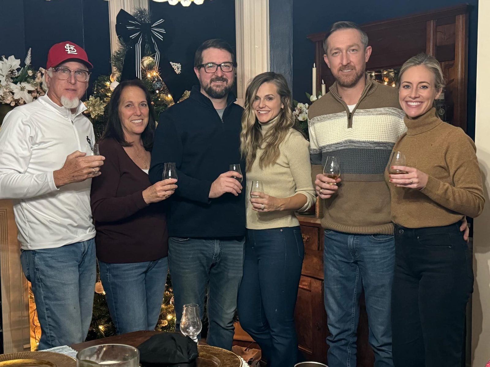 Tasting Barrel No. 1 for the first time with the family