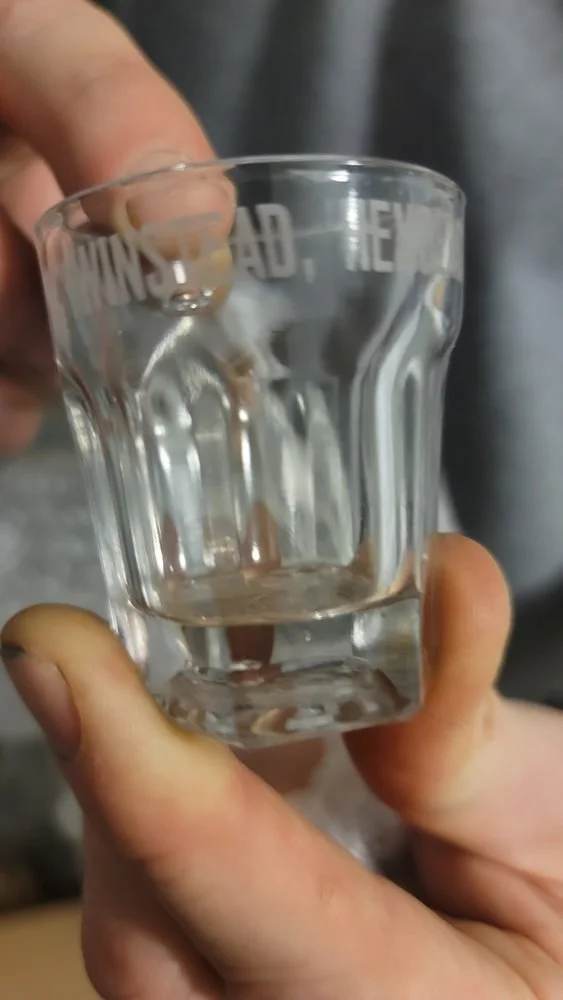 Etched Shot Glass