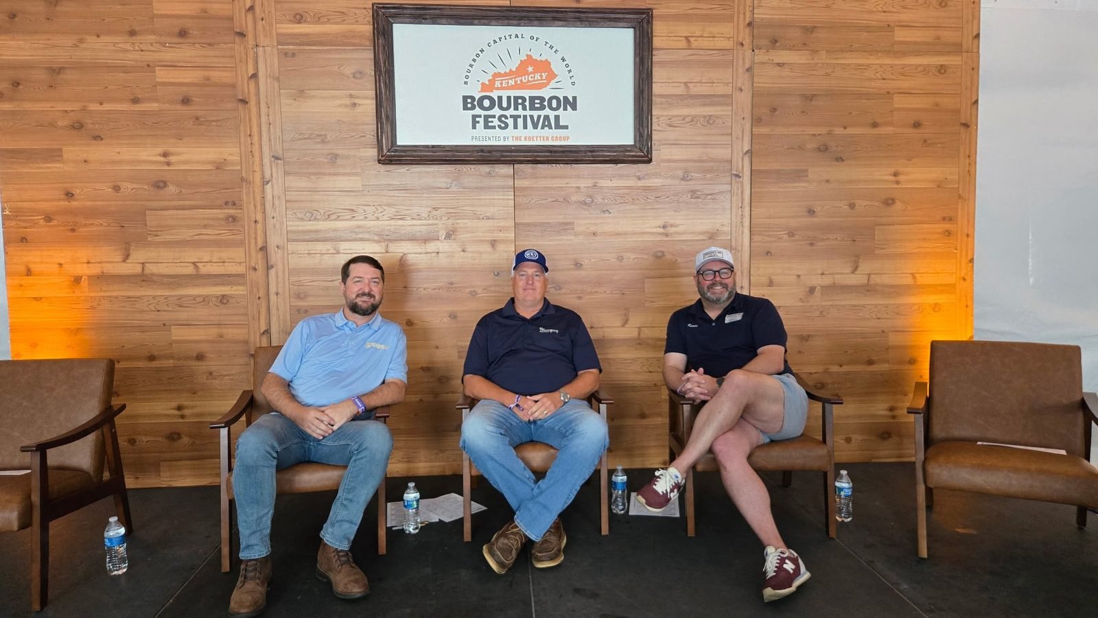 Zach, Jacob, and Kevin at the Kentucky Bourbon Festival, 2025