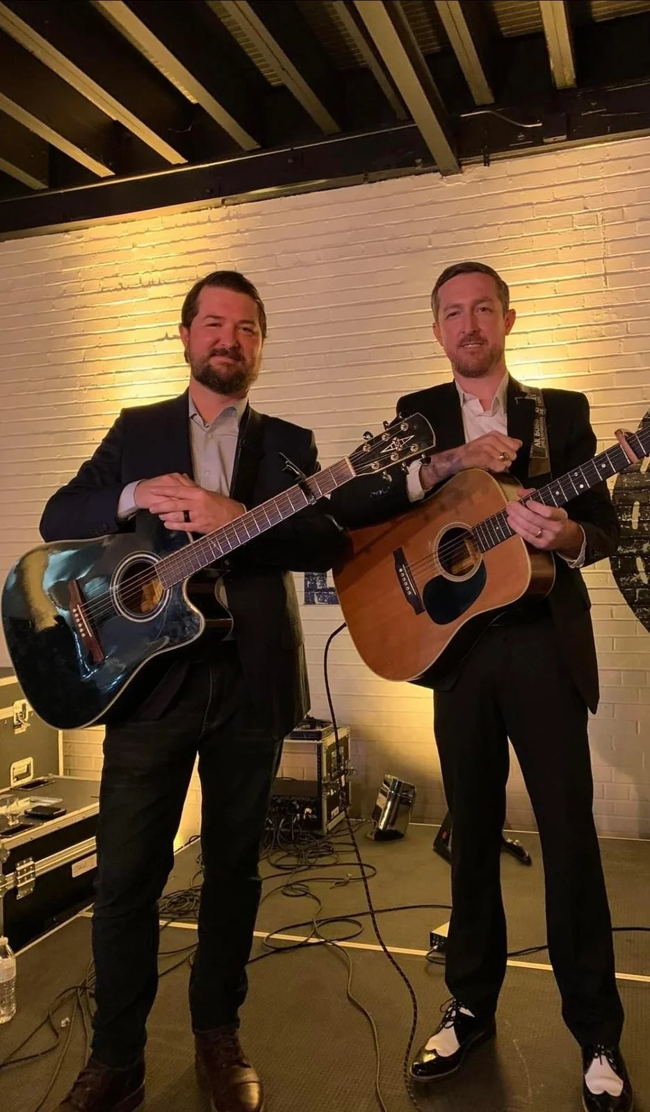 Zach and Zeb about to play at the Green River launch event