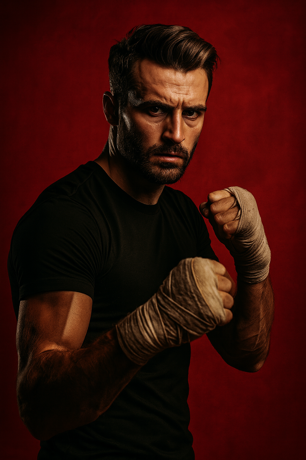 Boxer in Red