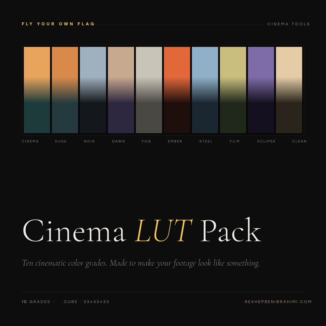 FYOF Cinema LUT Pack