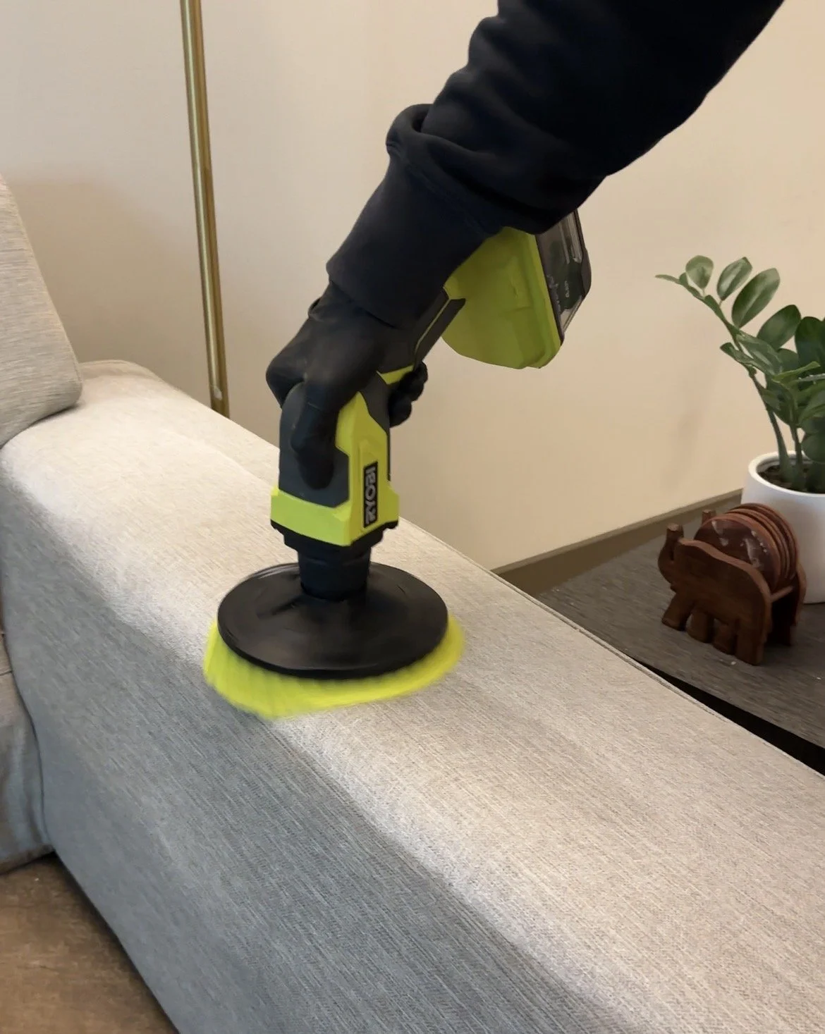 Upholstery and carpet cleaning in an Oakland home