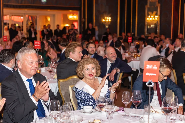 Bilde fra gallamiddagen til Turkish Airlines 