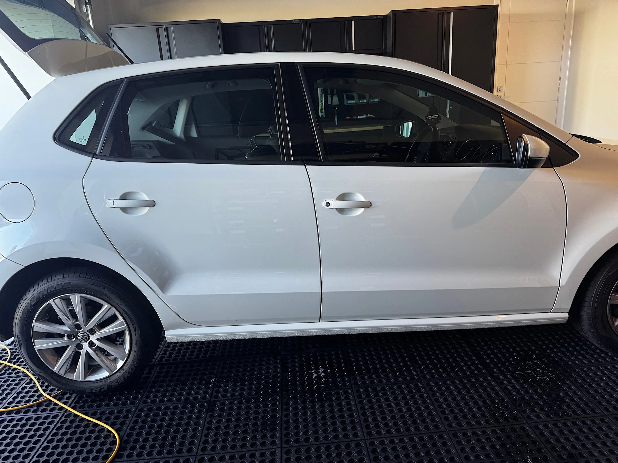 Volkswagen Polo side profile window tint installation Wyee Central Coast NSW