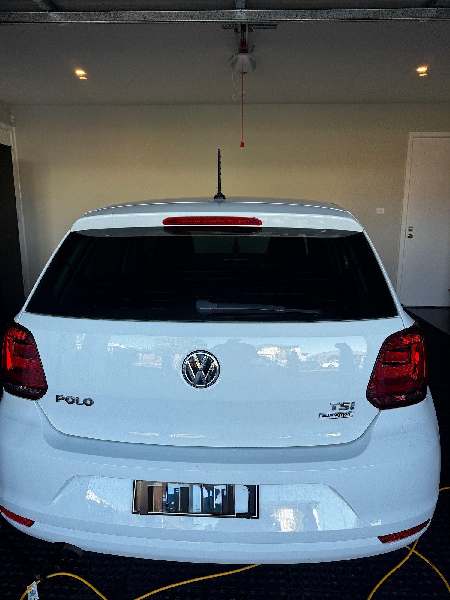 Volkswagen Polo rear window tint clean finish Wyee Central Coast NSW