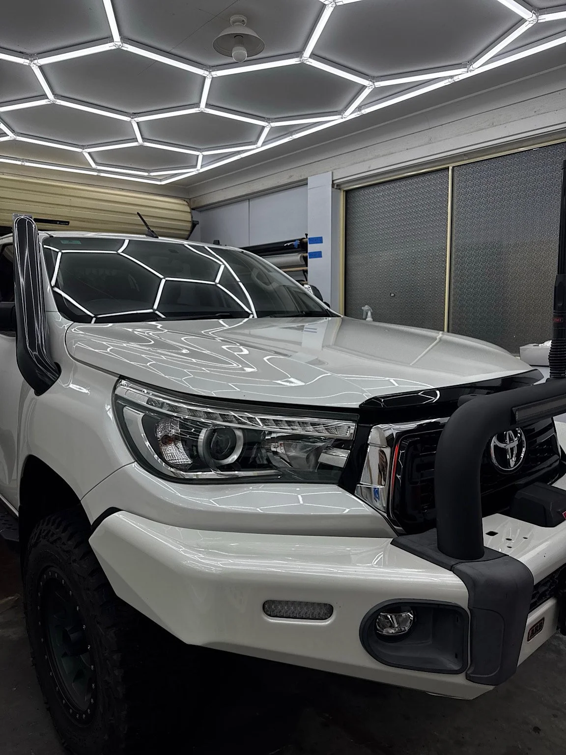 Toyota Hilux paint protection film completed by RD Mobile Car Detailing on the Central Coast NSW
