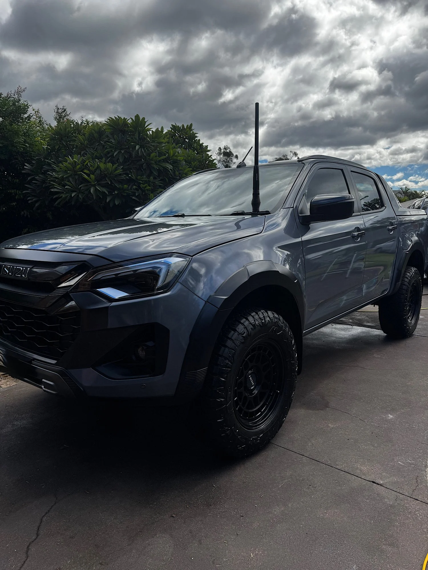 Isuzu D-Max exterior after detailing with clean finish Central Coast NSW