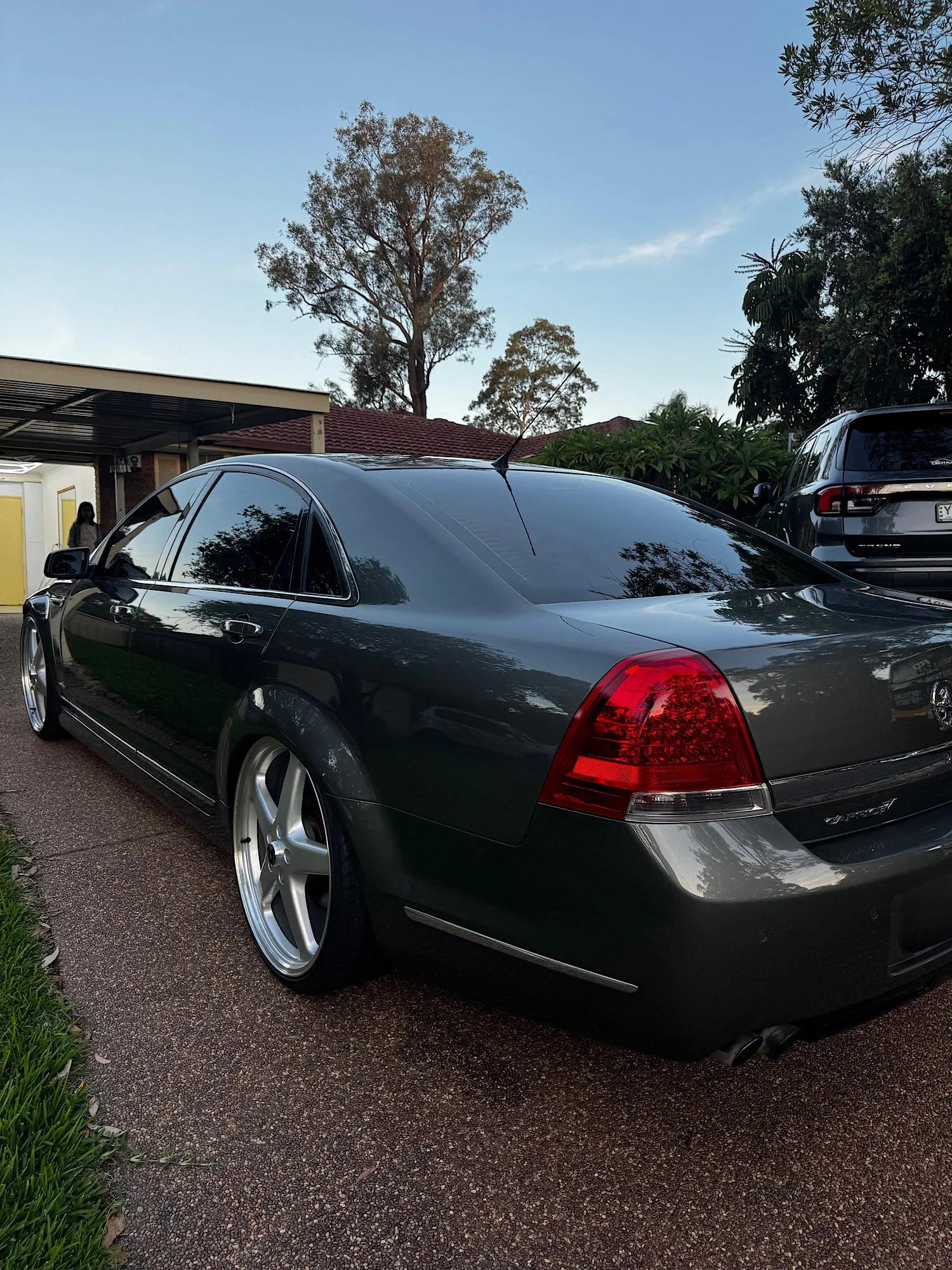 Holden Caprice V rear angle with tinted rear windshield Central Coast NSW