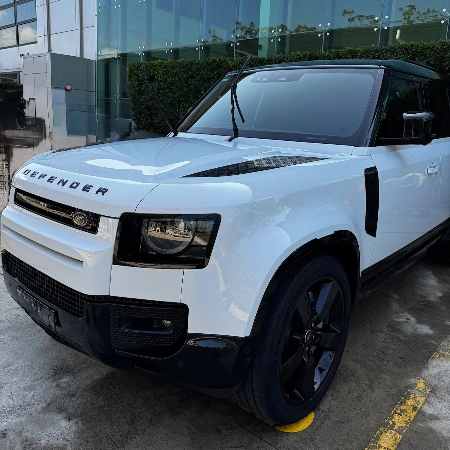 Land Rover Defender full detail Central Coast NSW exterior clean and glossy finish