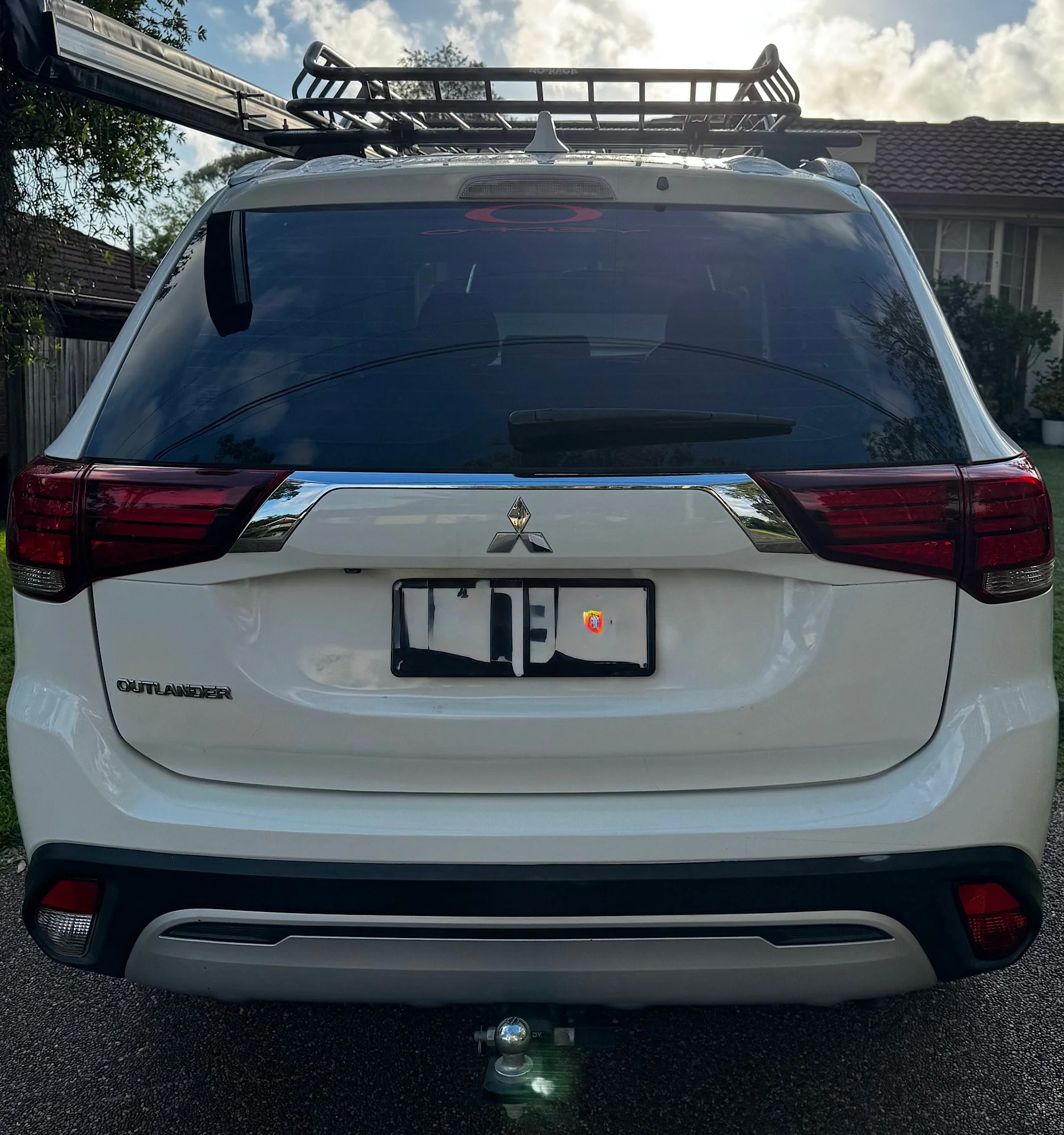 Rear Mitsubishi Outlander full tint installation Central Coast NSW
