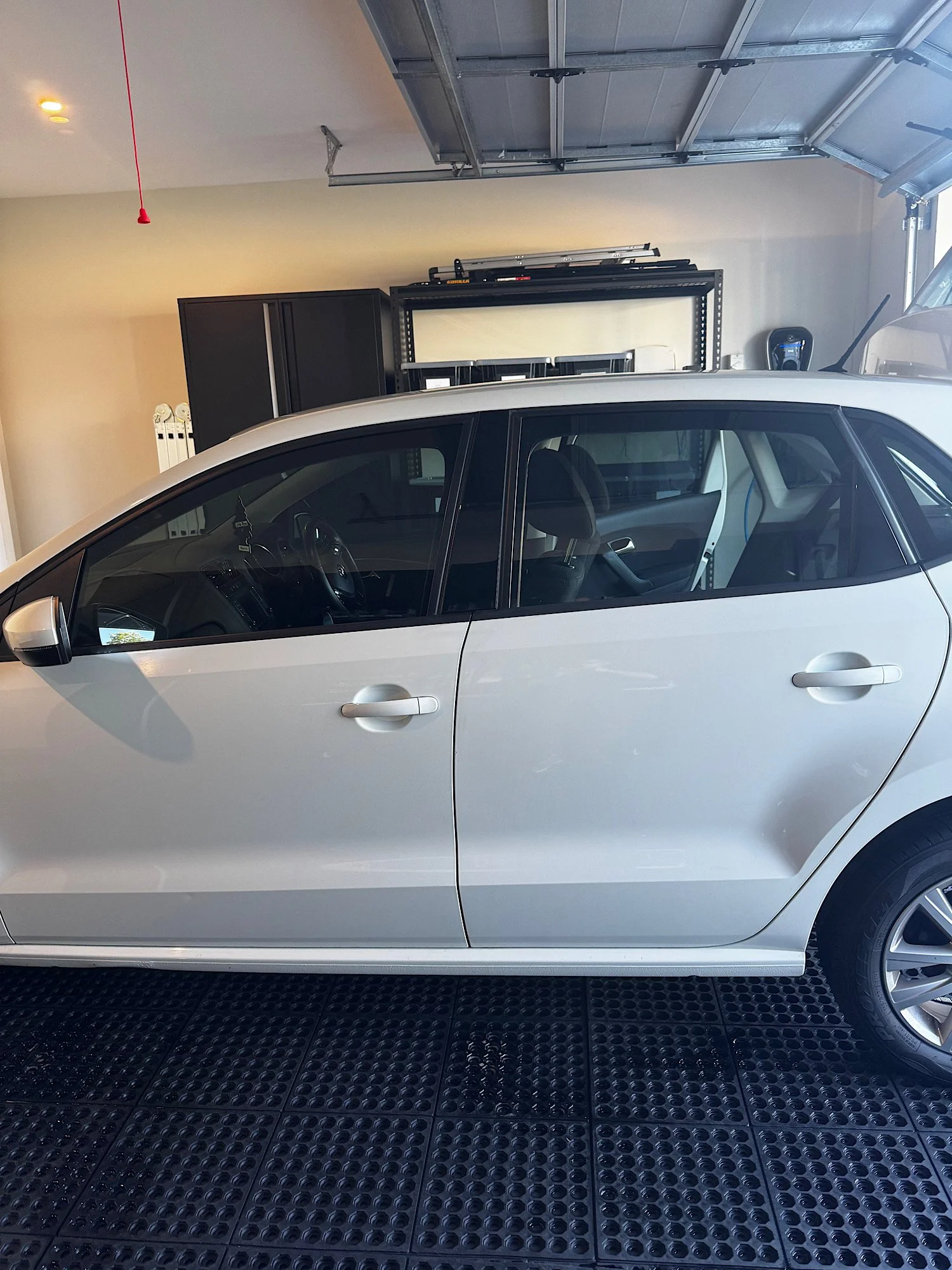 Volkswagen Polo full car window tint side view Wyee NSW mobile installation