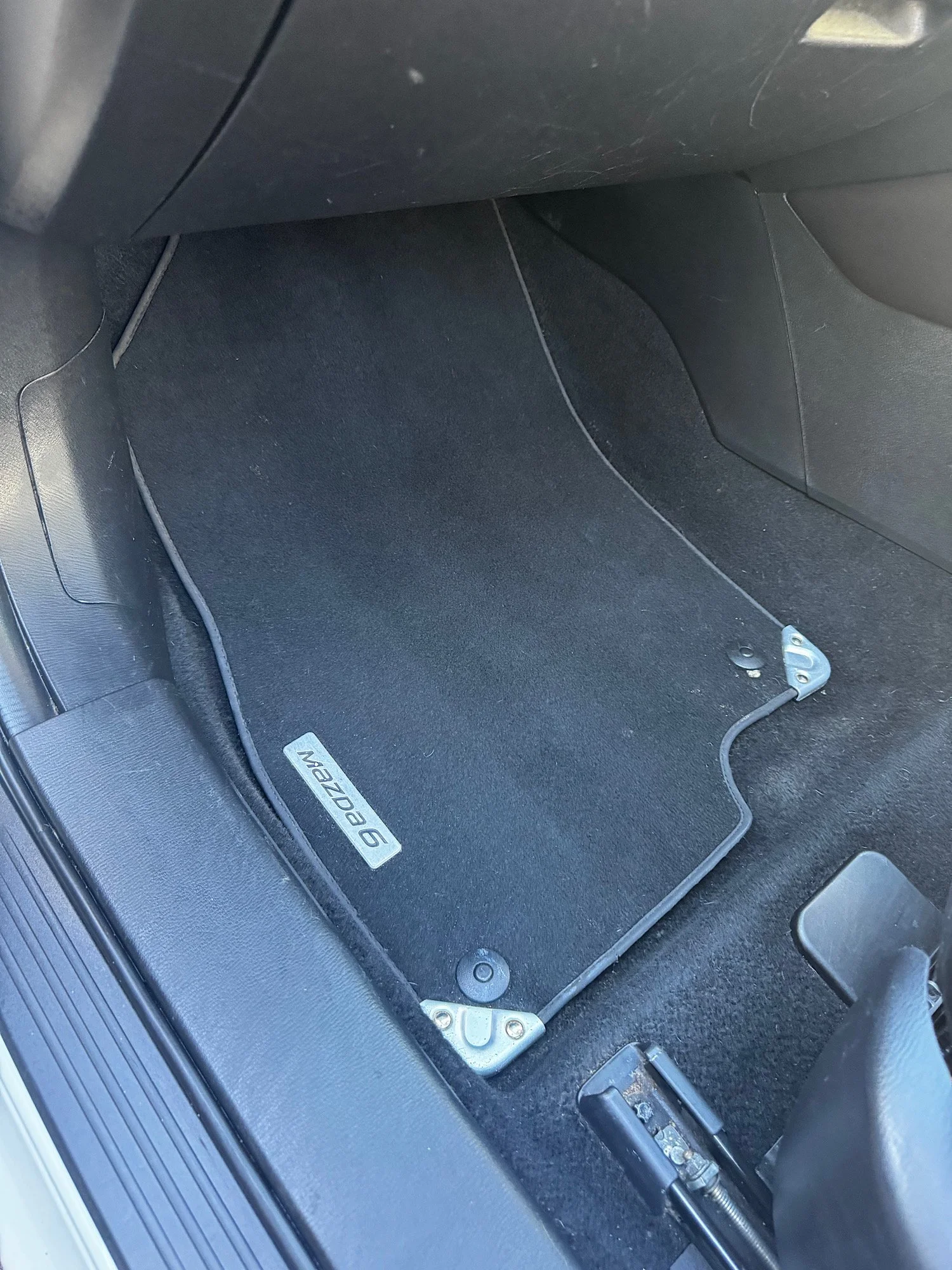 Mazda 6 floor mat cleaned and refreshed after detailing