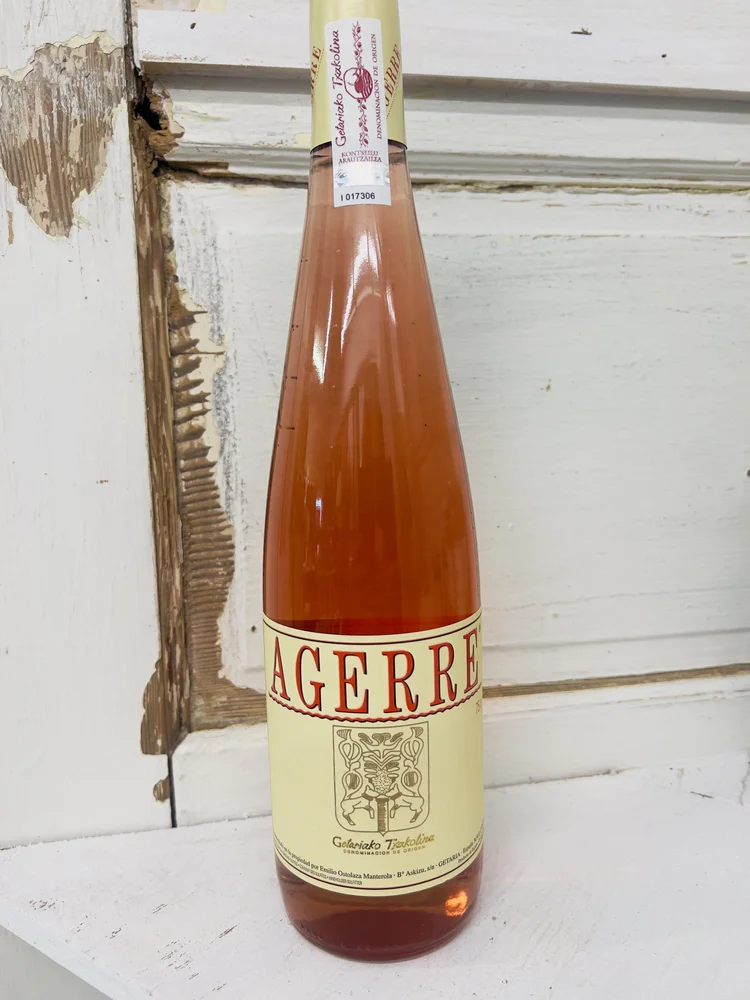 Bottle of Agerre Txakoli Ros&eacute; 2023
