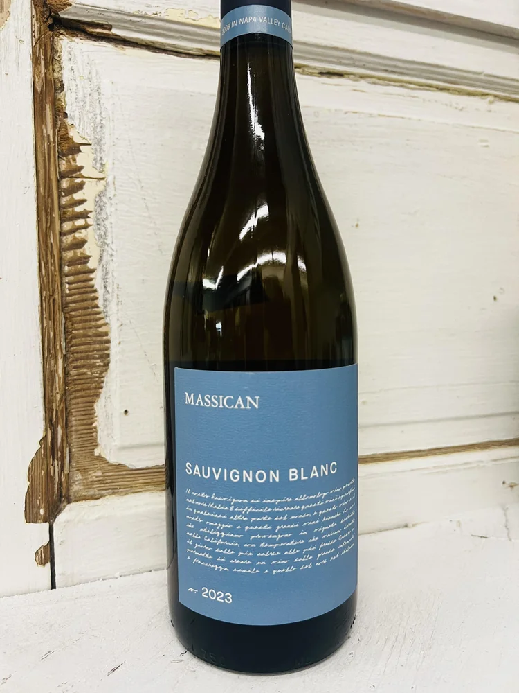 Bottle of Massican Sauvignon Blanc