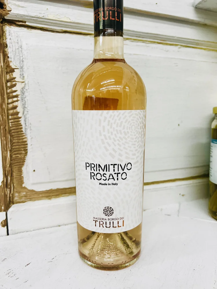 Bottle of Primitivo Rosato