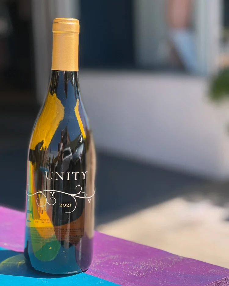 Bottle of Unity Chardonnay 2021