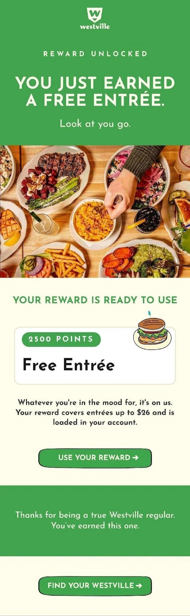 Reward email 4