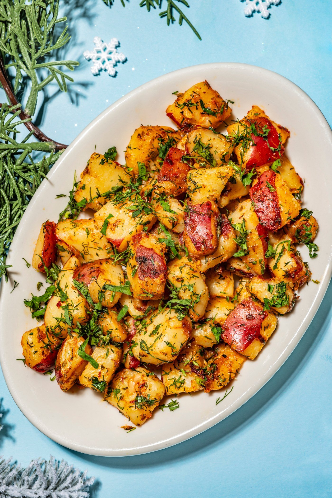 Winter menu roasted potatoes