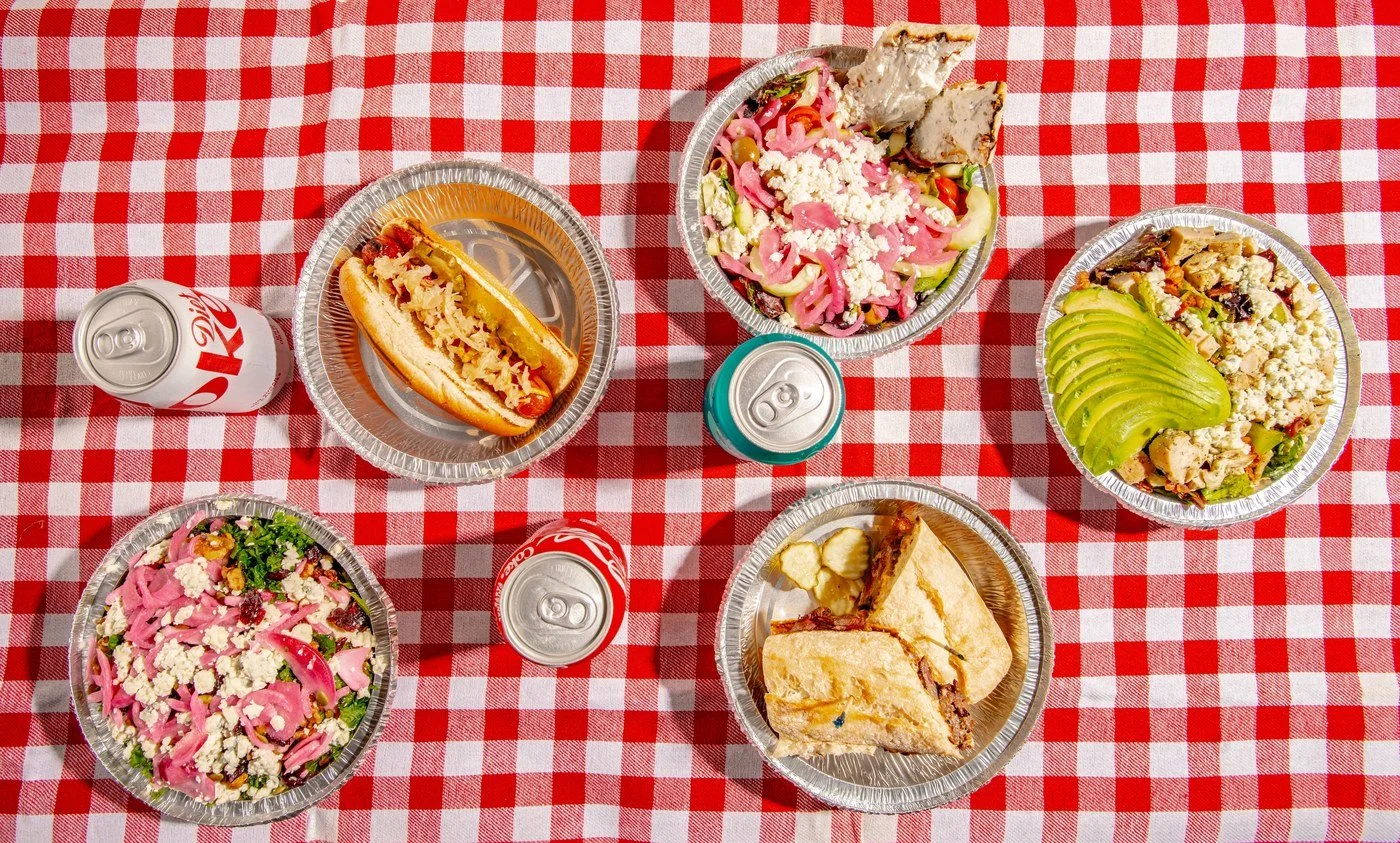 Picnic spread