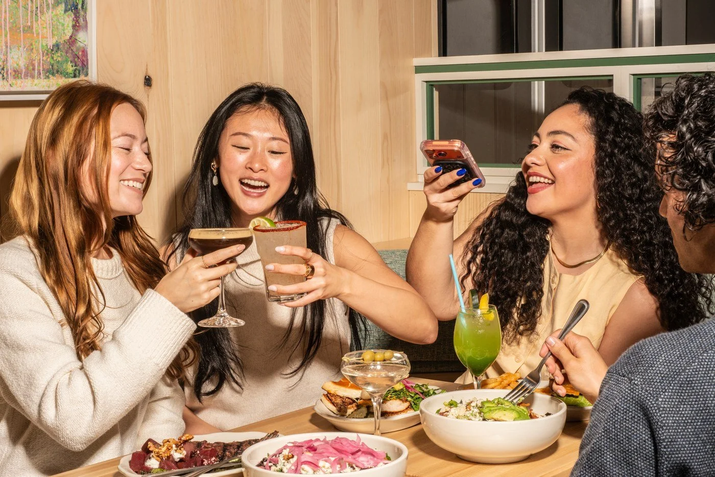 Friends cheers