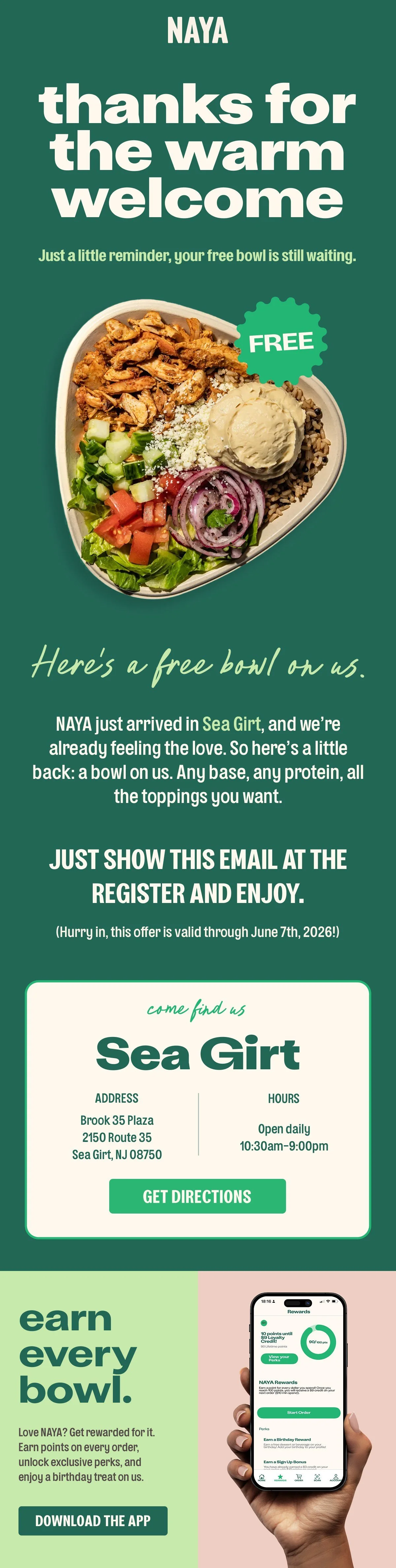 Free bowl