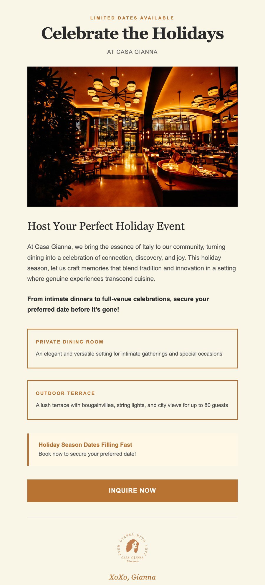 Holiday season