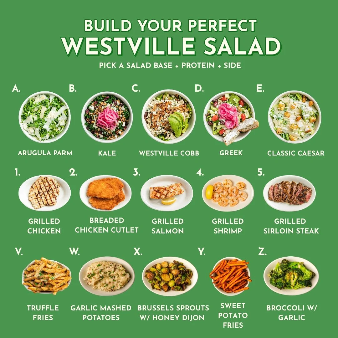 Westville salad-choice giveaway grid