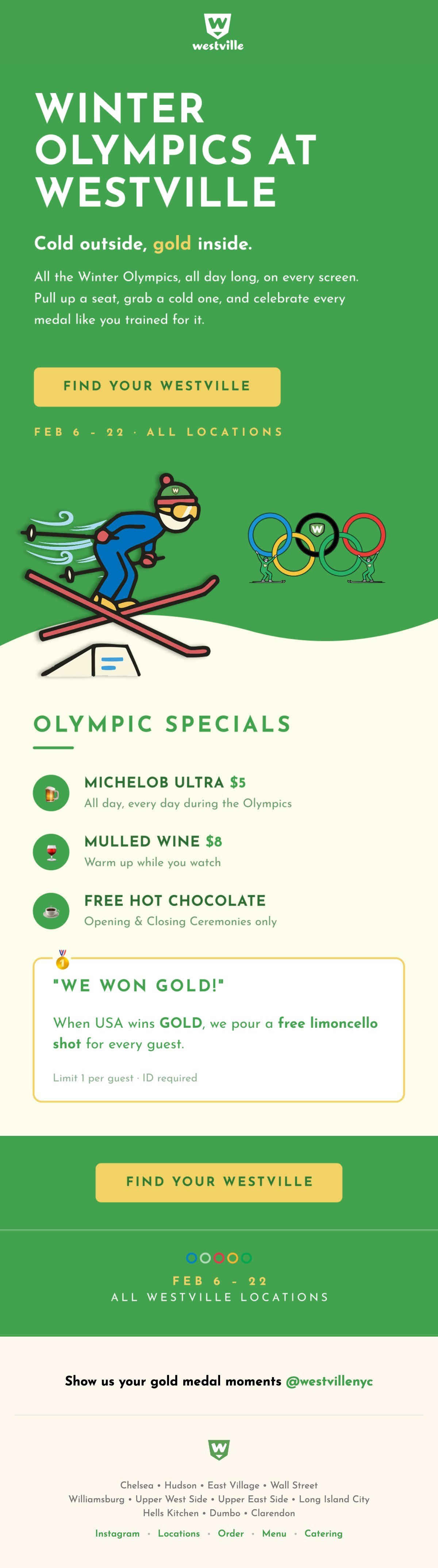 Winter Olympics campaign