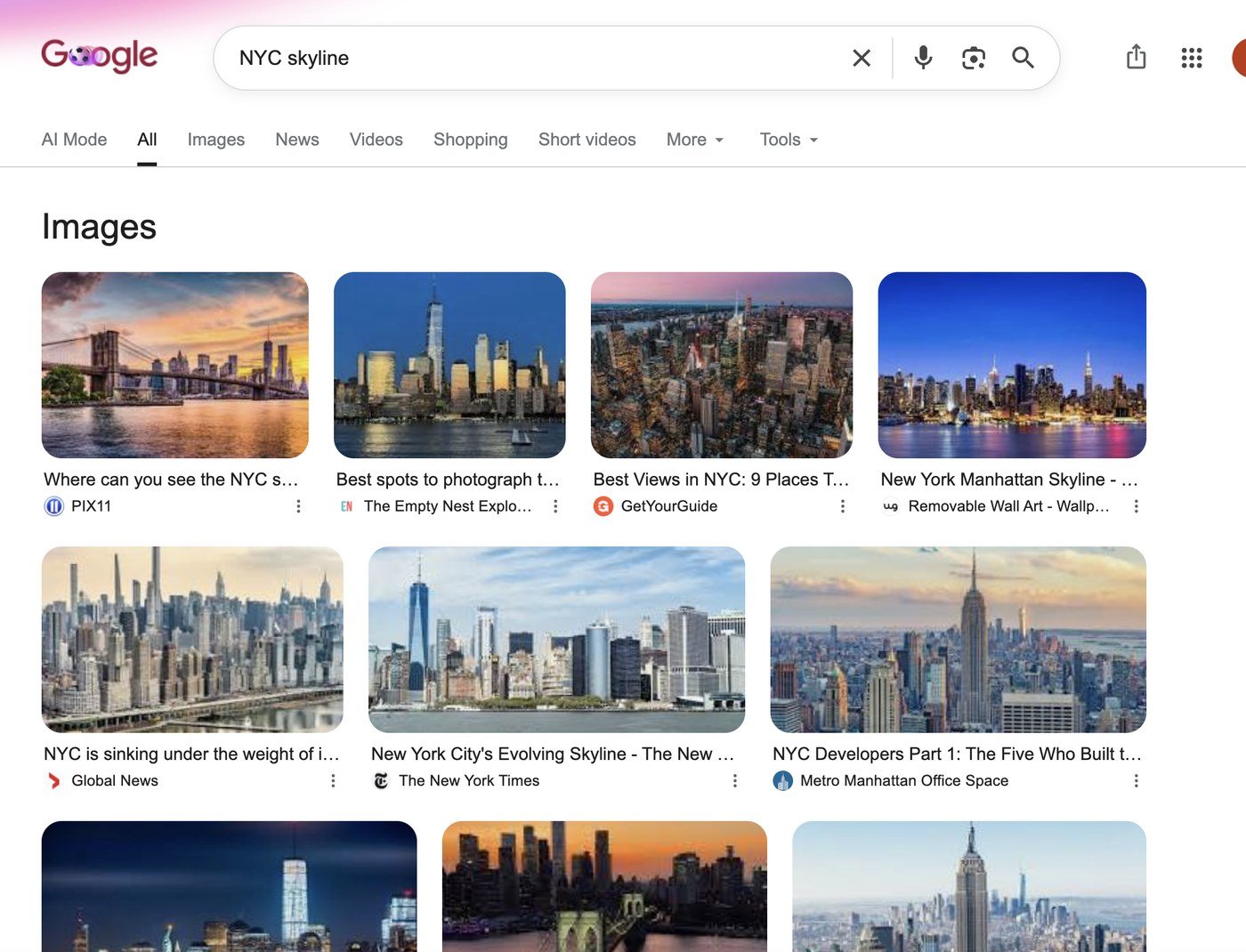 Images: "NYC skyline"