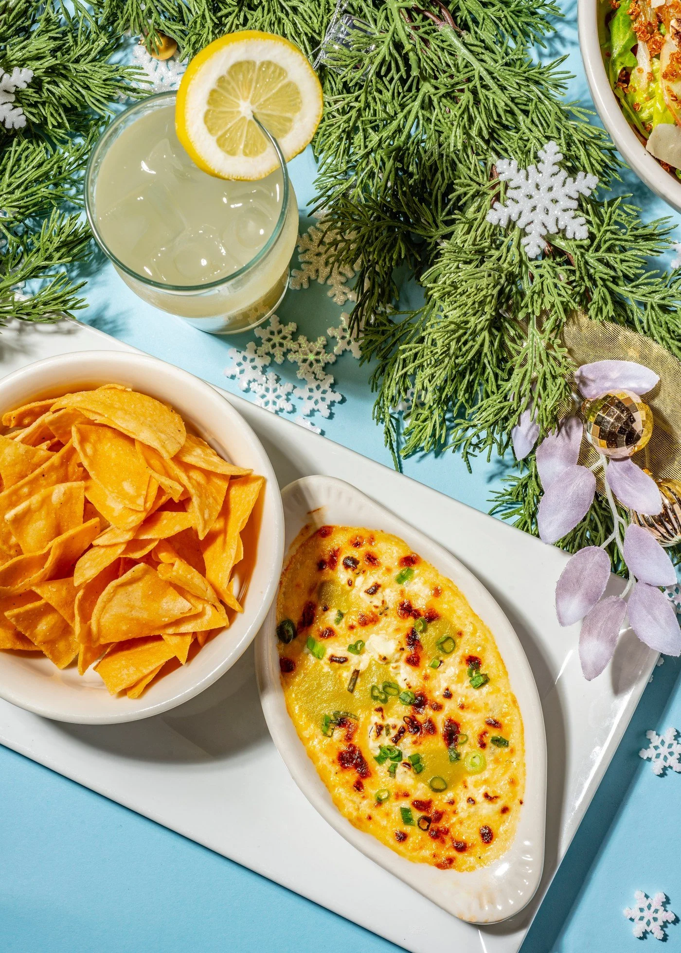 Queso and chips