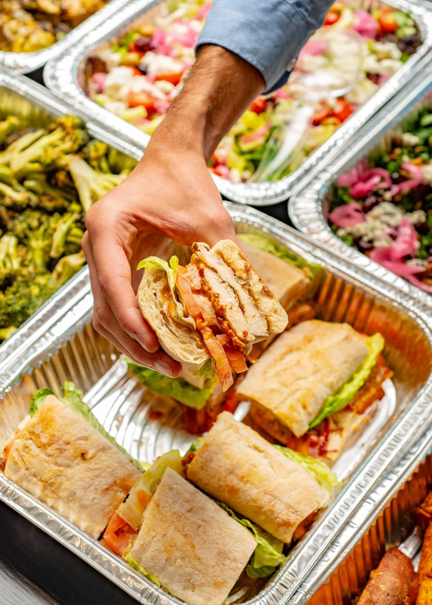 Sandwich tray