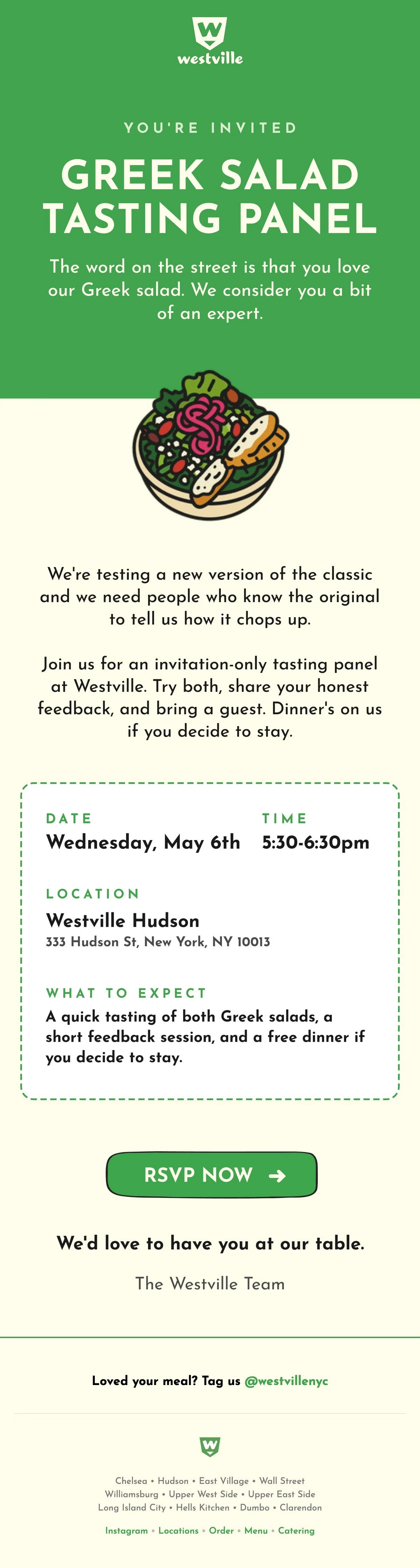Greek Salad Tasting Panel