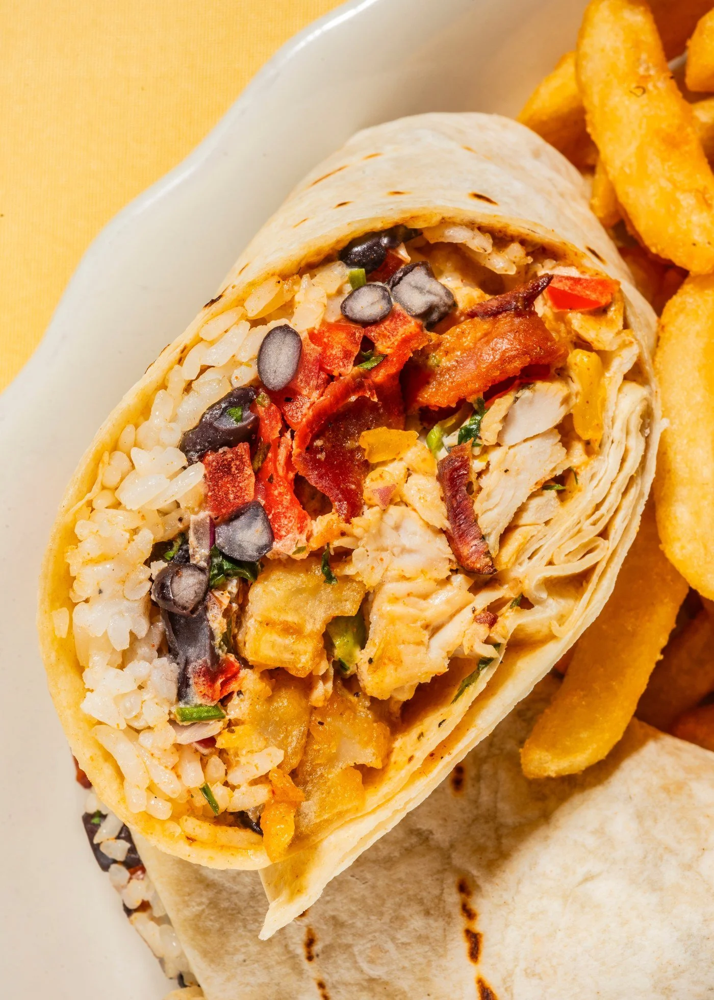 Burrito cut