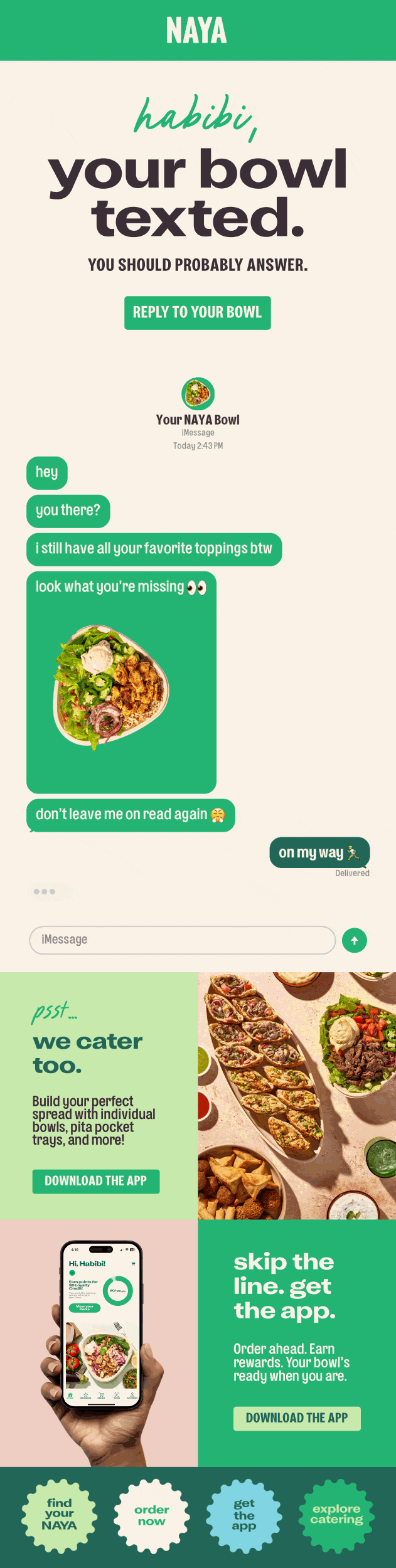 The bowl that texted