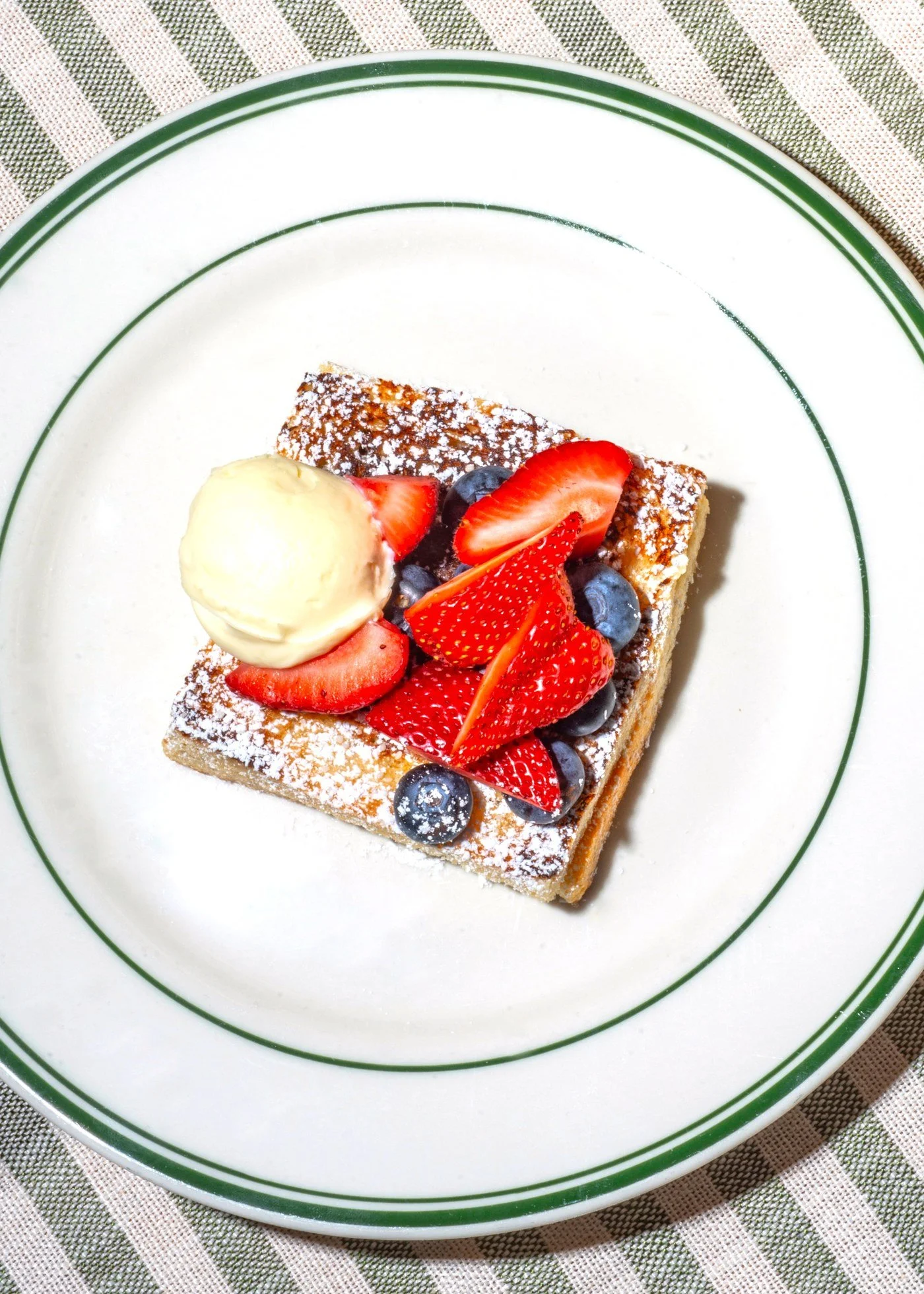 Strawberry waffle