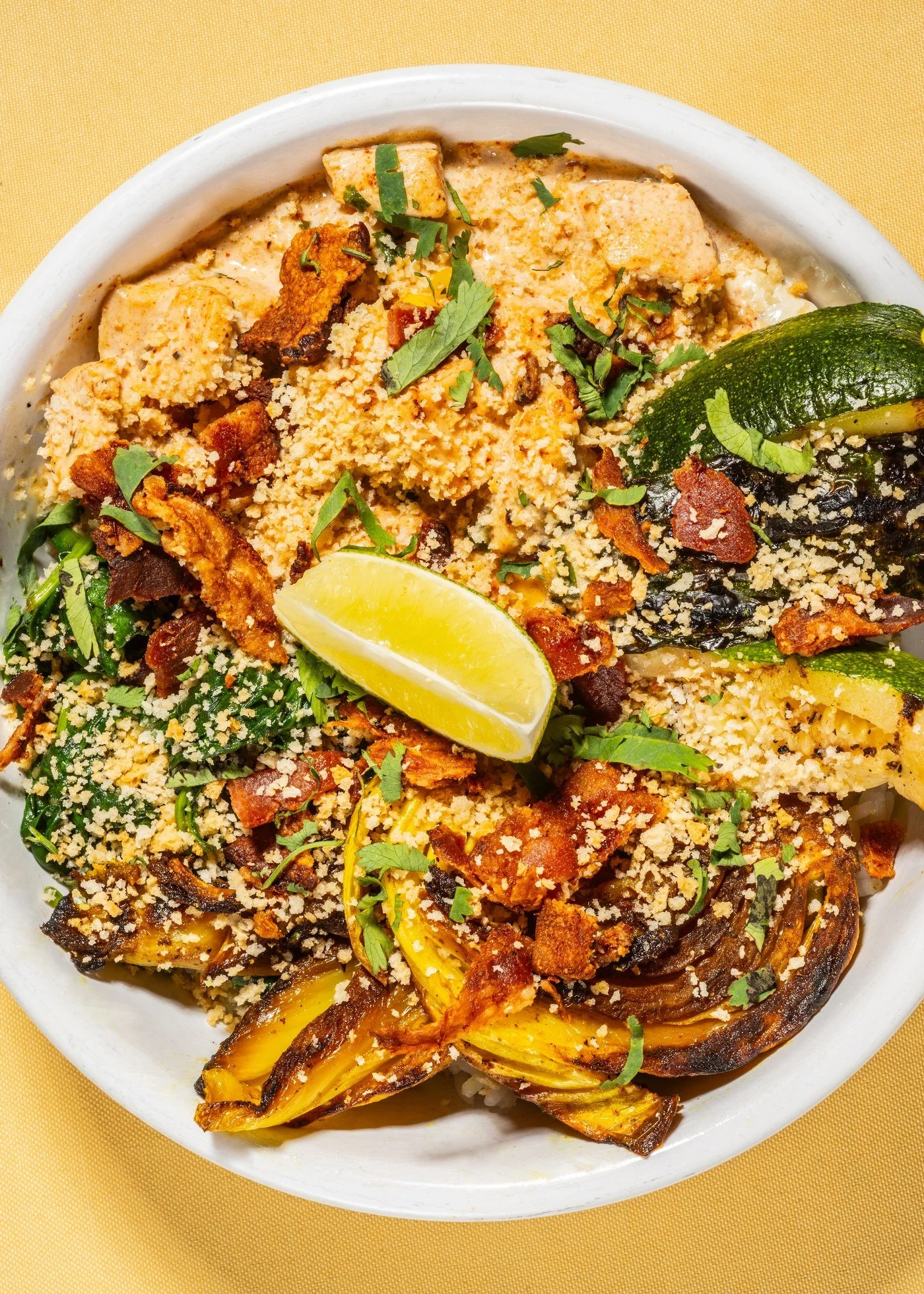 August specials and fall grain bowl