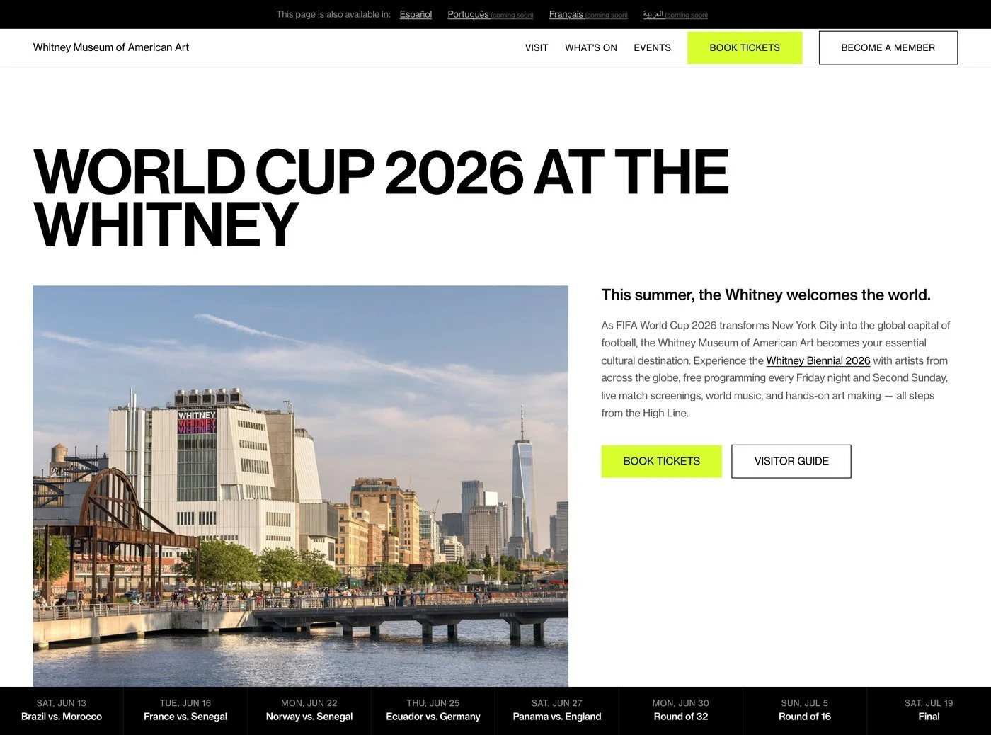 The hero and the match ticker