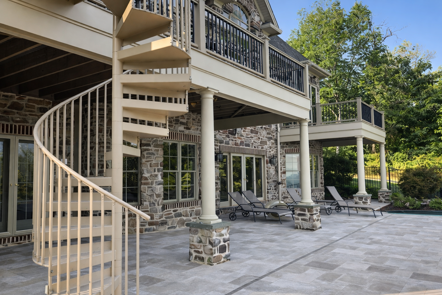 French Country staircase