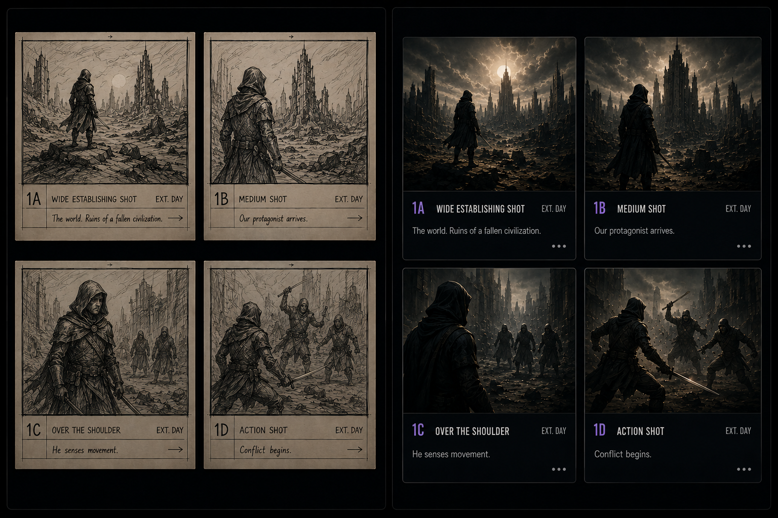 Early Storyboards