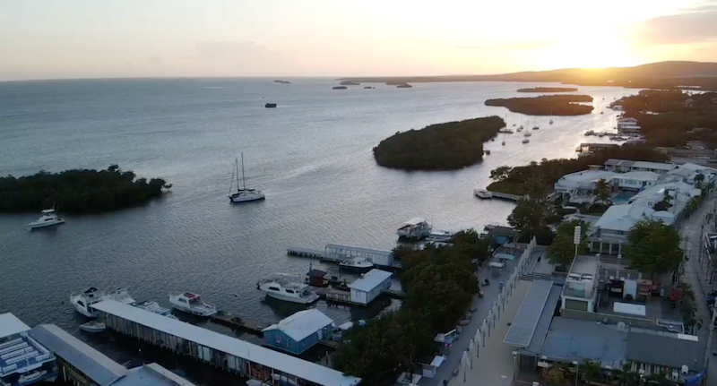 La Parguera bio bay at sunset