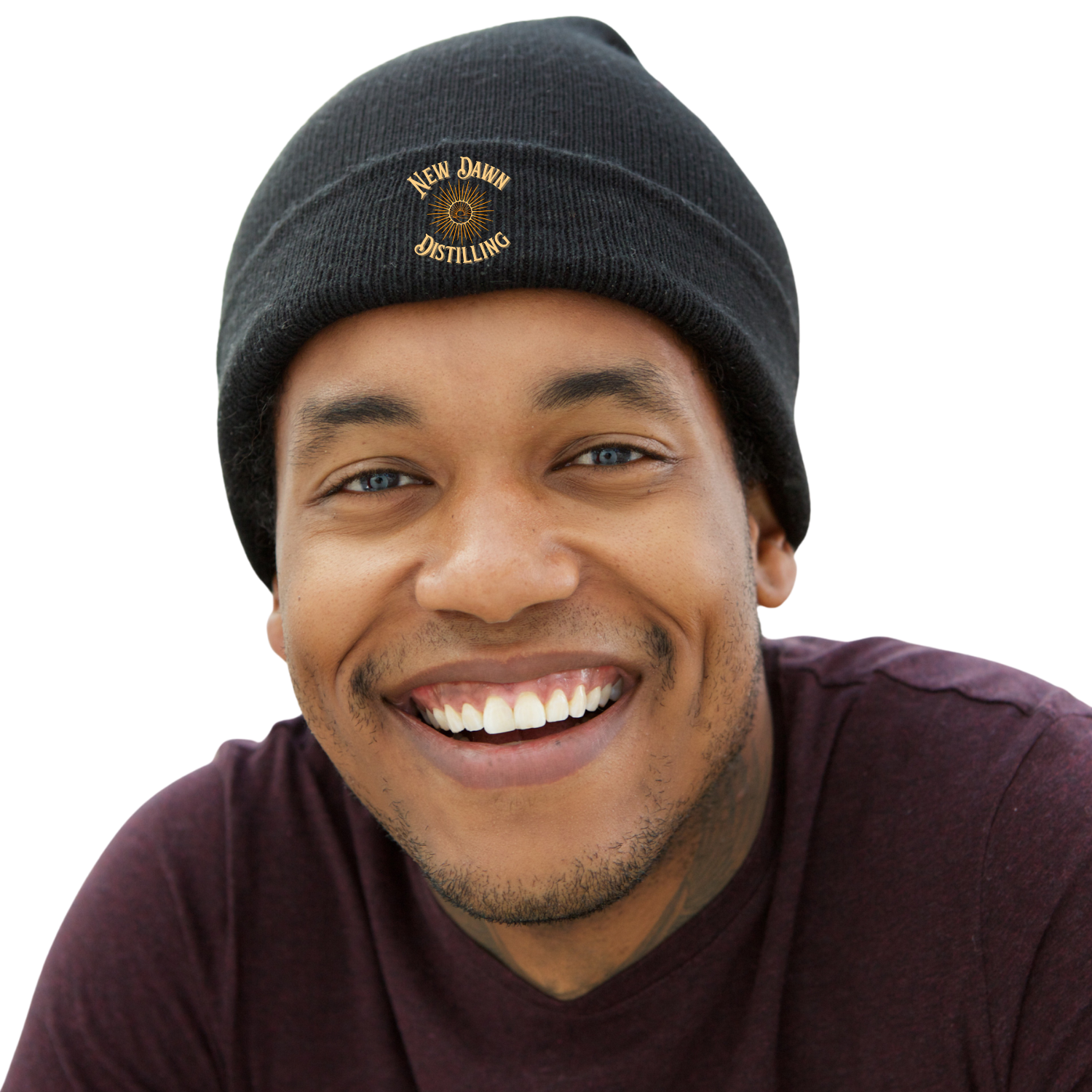 New Dawn Logo Embroidered Beanie, image 2 of 2
